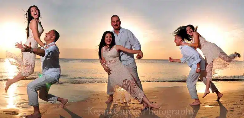 Photoshoots para novios en las playas de Houston